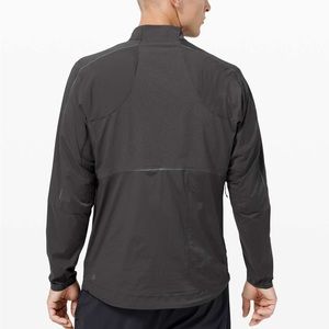 Lululemon Men's Cold Terrain Jacket Small Graphite Grey Insulated Run Pockets UL